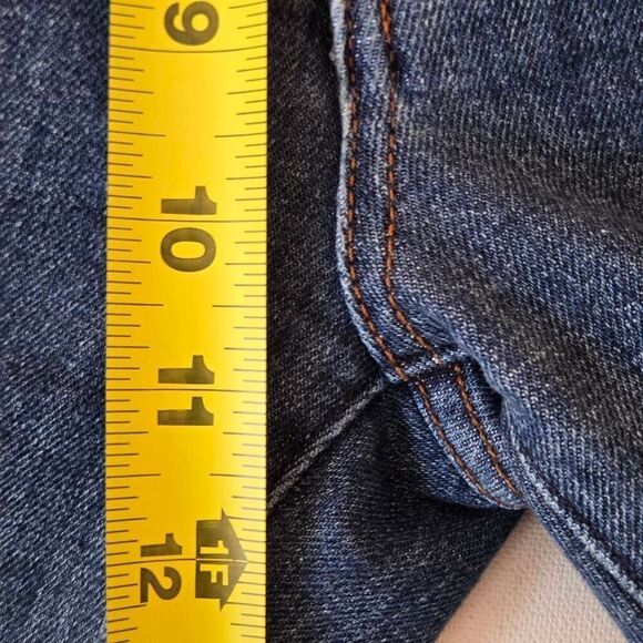 James Jeans Womens Zip Fly High Rise Straight Leg Denim Jeans Blue Size 29 - Picture 11 of 14